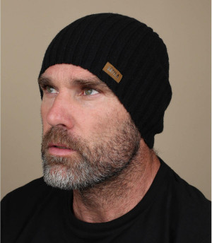 Semplice Beanie nero Geilo black